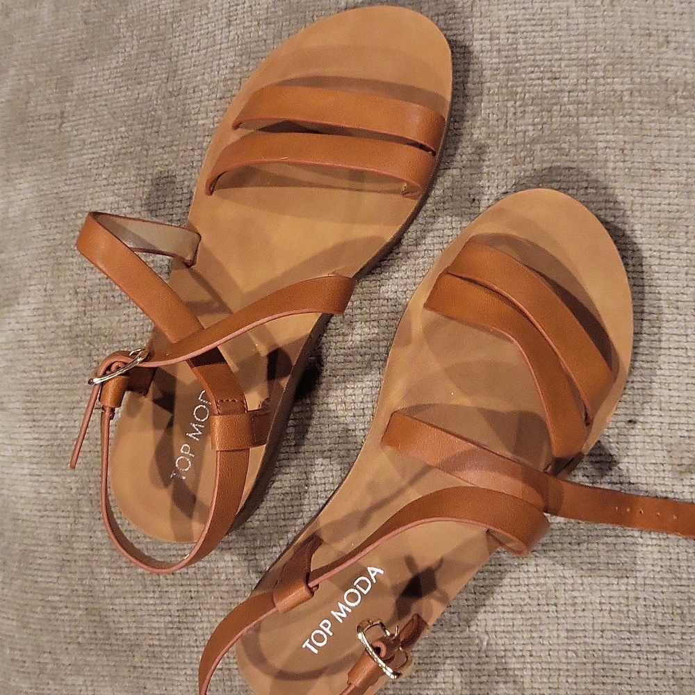 New Top Moda Strappy Sandals Women's Sz 5 1/2